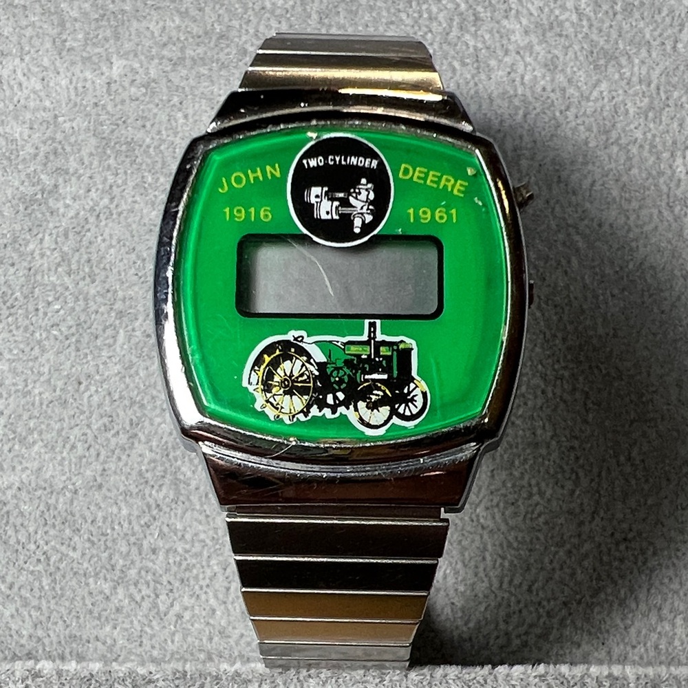 John Deere Tractor Watch Vintage